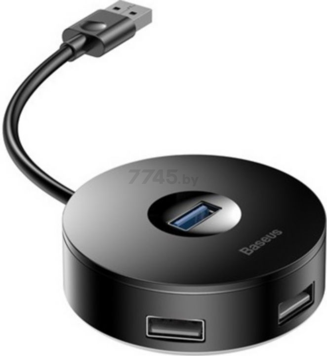 USB-хаб BASEUS Round Box CAHUB-F01 Black