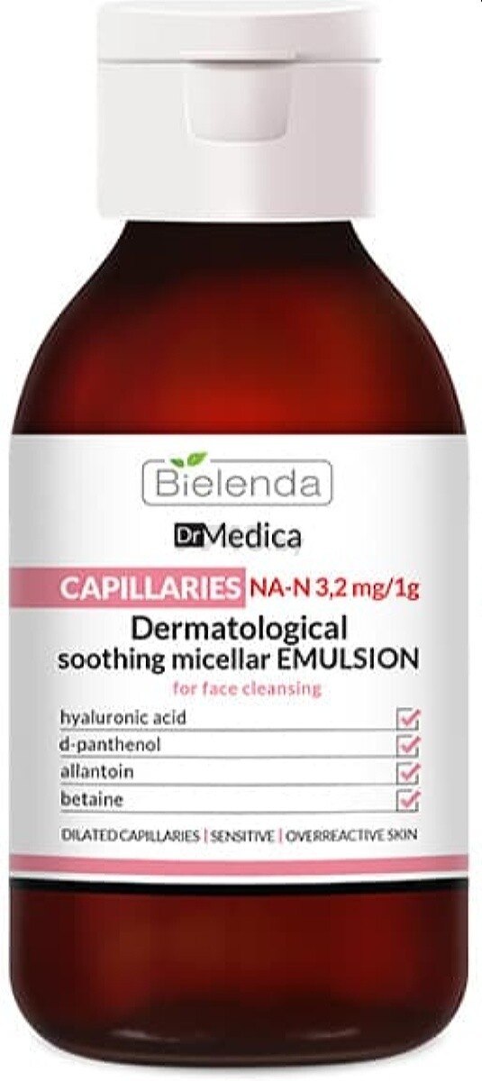 Эмульсия для умывания BIELENDA Dr Medica Capillary Skin Успокаивающая мицеллярная 250 мл (30438)