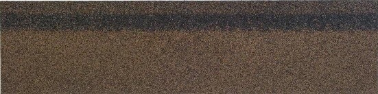 Гибкая черепица ТЕХНОНИКОЛЬ Шинглас коньково-карнизная микс коричневая (696535)