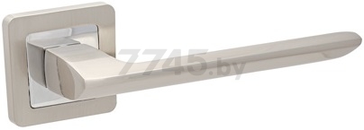 Ручка дверная на розетке CODE DECO H-22105-A-NIS никель матовый (00028228)