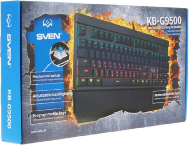 Клавиатура игровая механическая SVEN KB-G9500 - Фото 14
