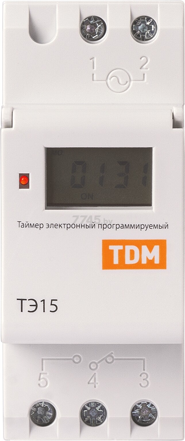 Таймер электронный программируемый TDM ТЭ15 (SQ1503-0005) - Фото 3