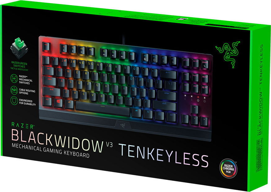 Клавиатура игровая RAZER BlackWidow V3 Tenkeyless (RZ03-03490700-R3R1) - Фото 6