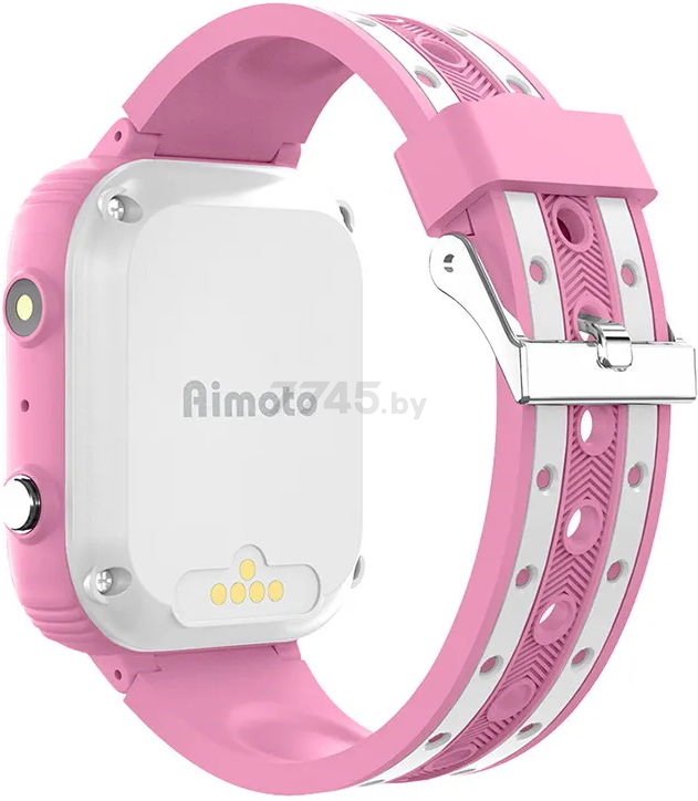 Умные часы детские Кнопка Жизни AIMOTO Pro Indigo 4G Pink - Фото 4