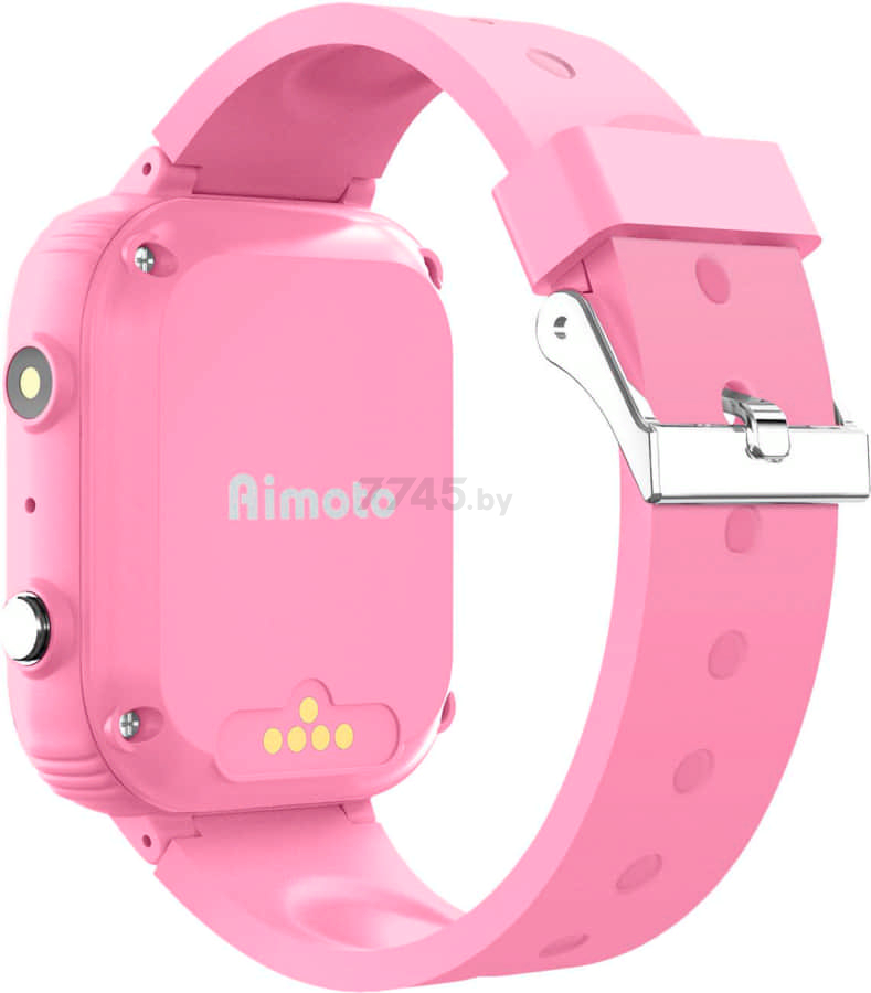 Умные часы детские Кнопка жизни AIMOTO Pro 4G Pink (8100804) - Фото 4