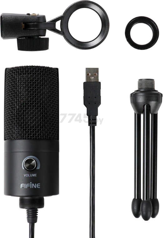 Микрофон FIFINE K669B Black - Фото 8