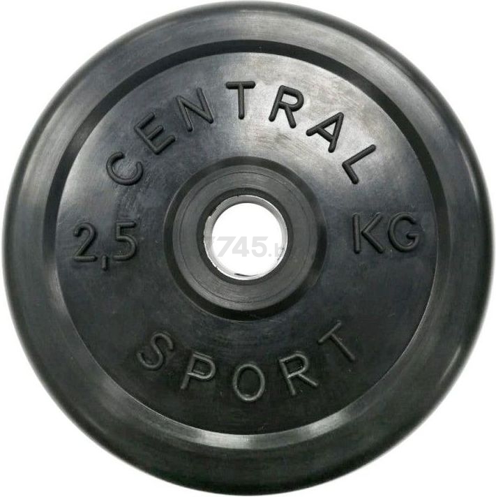 Диск обрезиненный CENTRAL SPORT 26 мм 2,5 кг