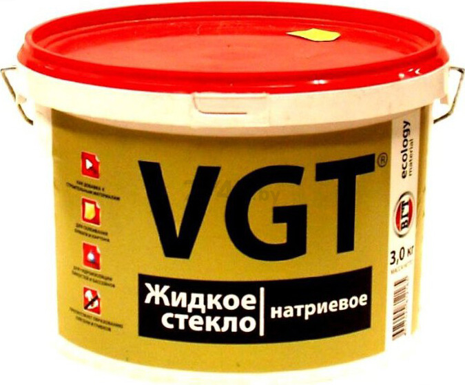 Стекло натриевое жидкое VGT 3кг