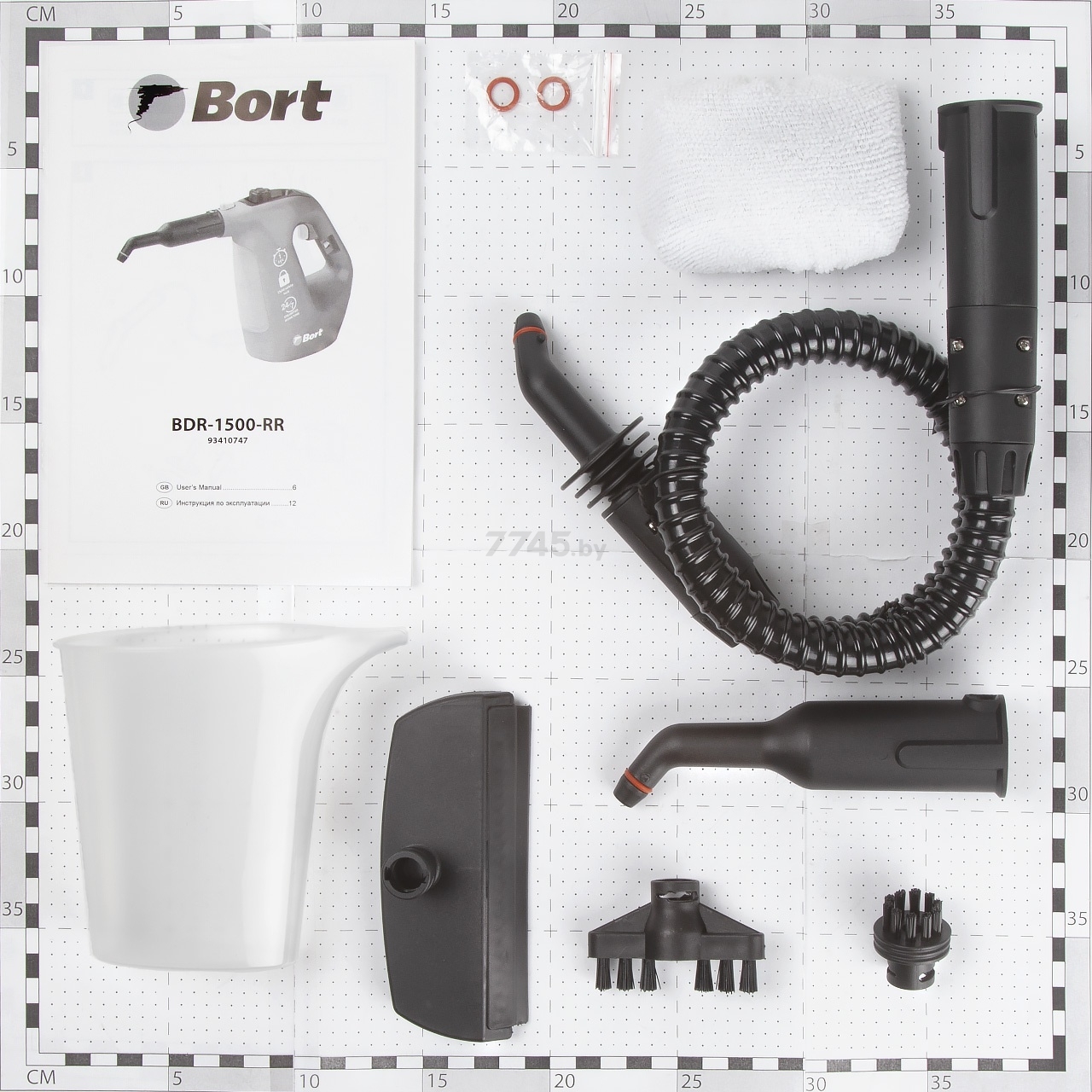 Пароочиститель BORT BDR-1500-RR (93410747) - Фото 12