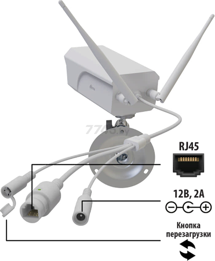 IP-камера видеонаблюдения RITMIX IPC-270S - Фото 12