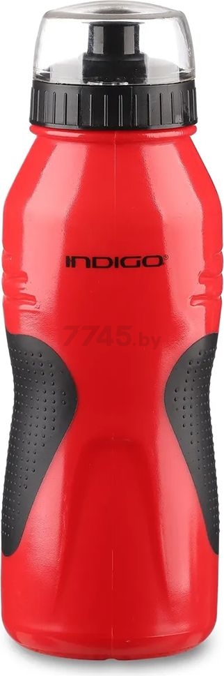 Бутылка для воды 0,6 л INDIGO Comfort красный/черный (IN037-R-BK)