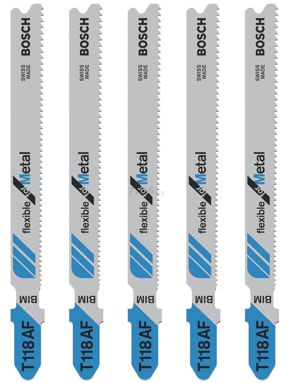 Пилка для электролобзика BOSCH Flexible for Metal T118AF 5 штук (2608634505)
