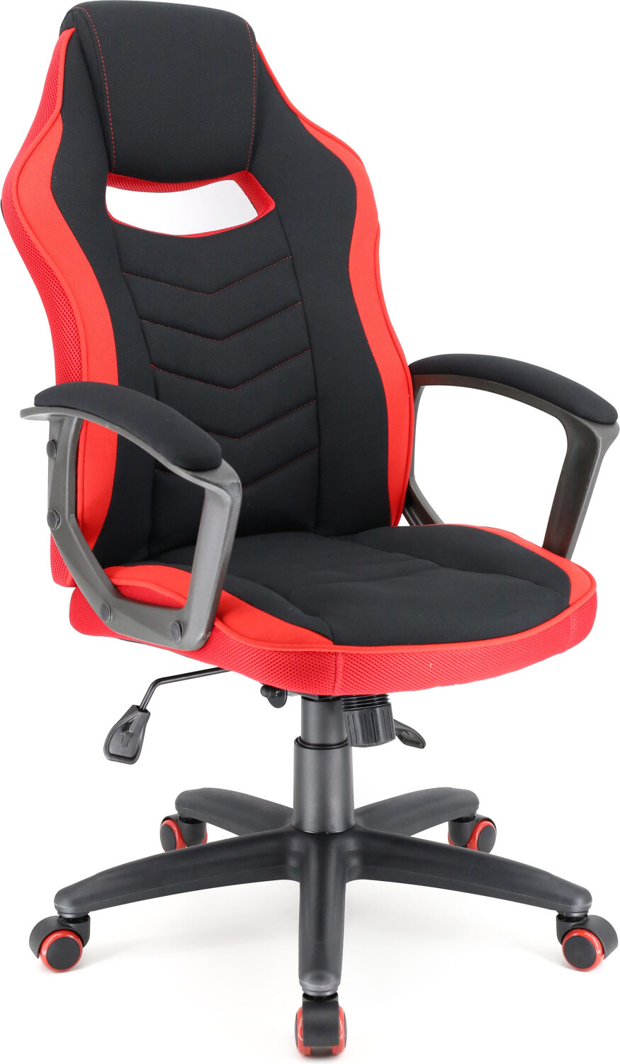 Кресло геймерское EVERPROF Stels ткань черный/красный