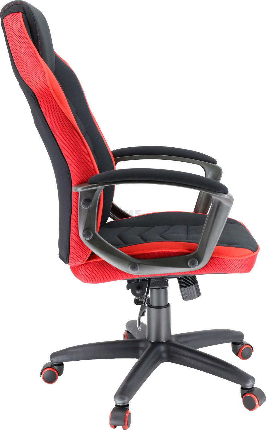 Кресло геймерское EVERPROF Stels ткань черный/красный - Фото 2