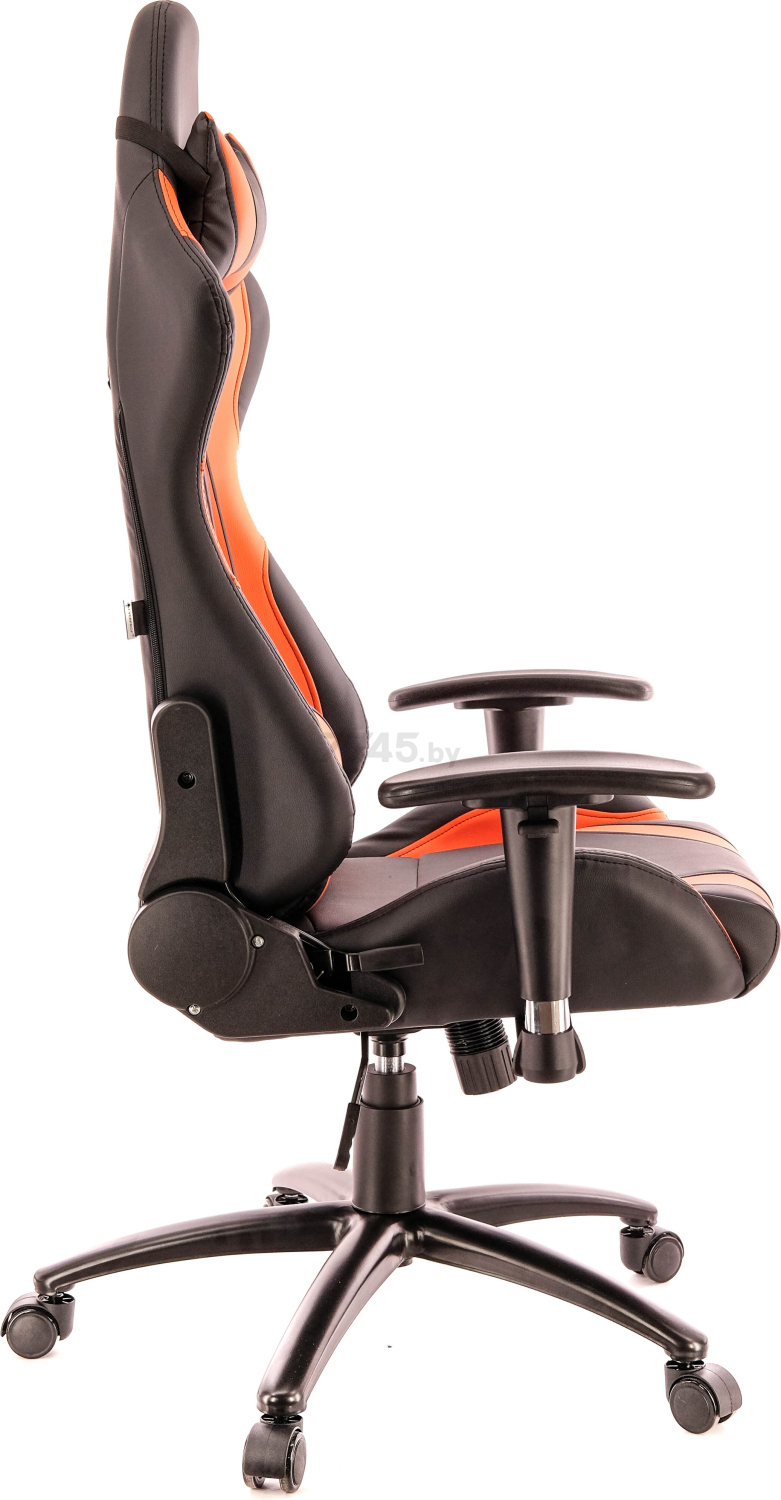 Кресло геймерское EVERPROF Lotus S2 экокожа черный/оранжевый - Фото 2