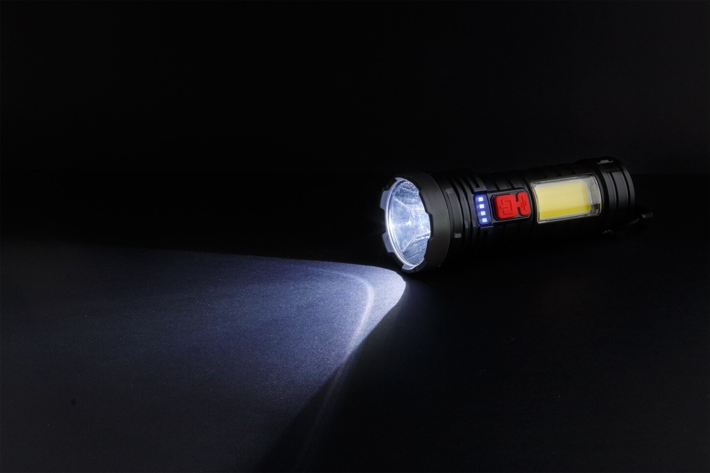 Фонарь ручной светодиодный аккумуляторный 3 Вт+3 Вт ЮПИТЕР (JP1052) - Фото 7