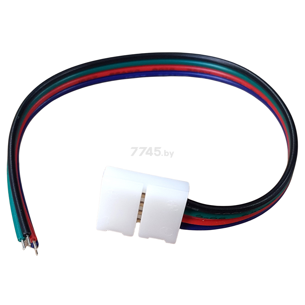 Коннектор для светодиодной ленты RGB односторонний TRUENERGY (23004)