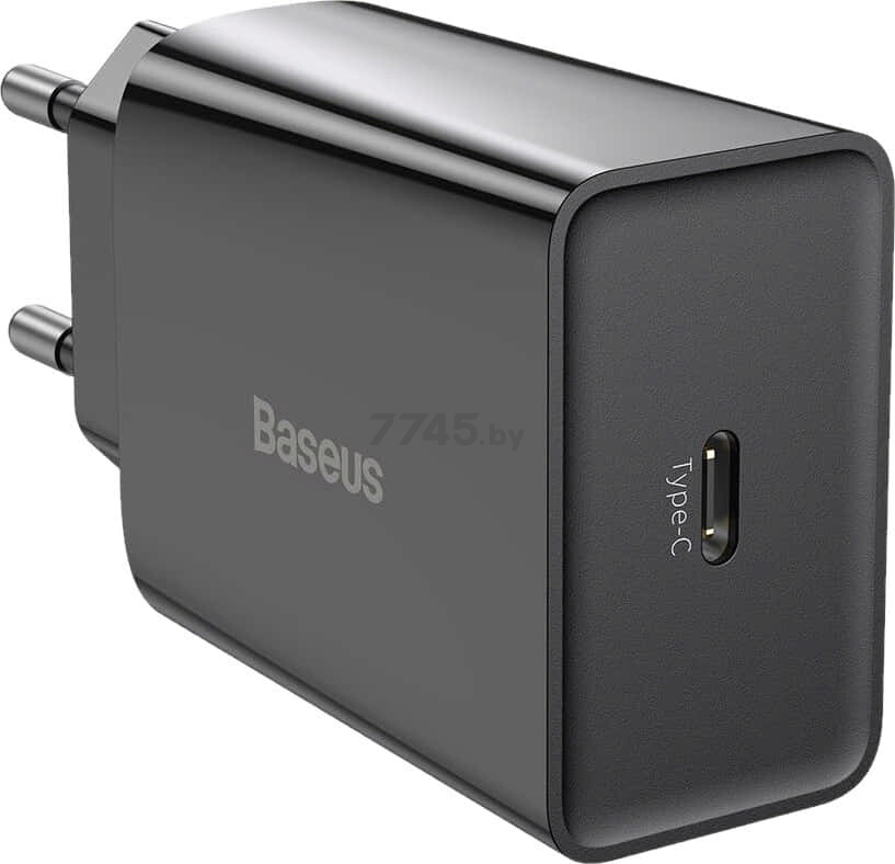 Сетевое зарядное устройство BASEUS CCFS-SN01 Black - Фото 2