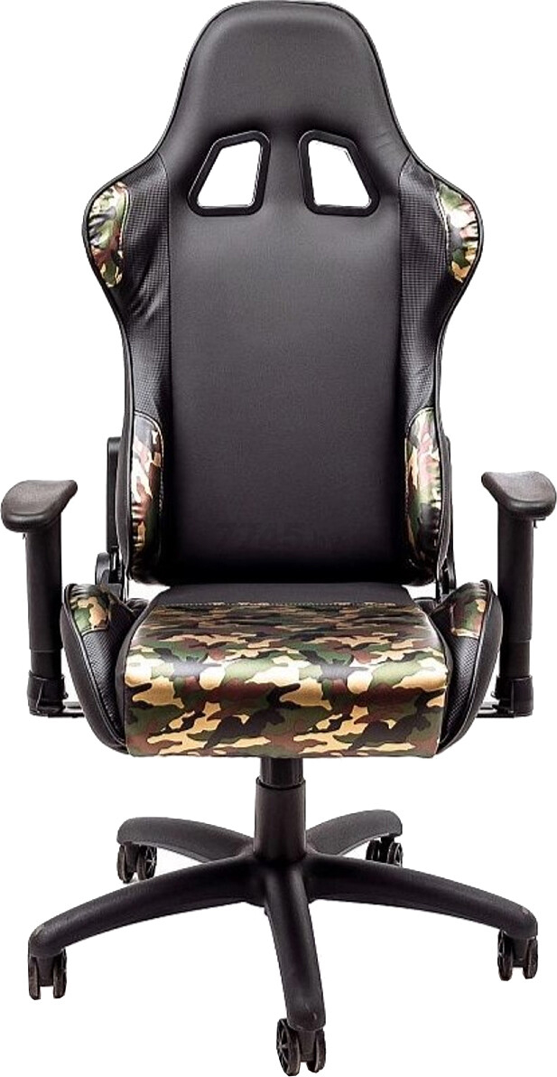 Кресло геймерское AKSHOME Military Eco черный/камуфляж (80008) - Фото 7