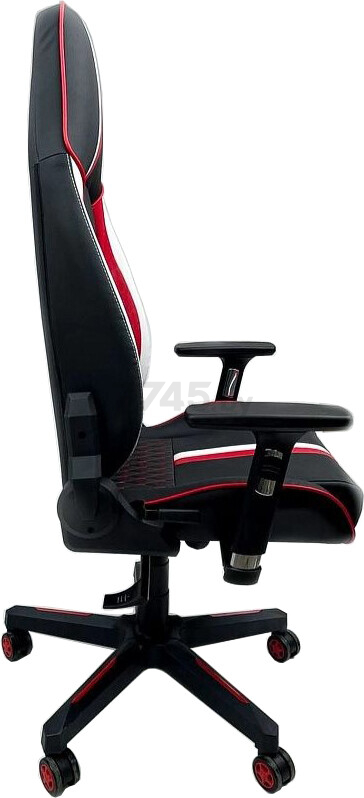 Кресло геймерское AKSHOME Bolid Eco черный/белый/красный (80349) - Фото 5