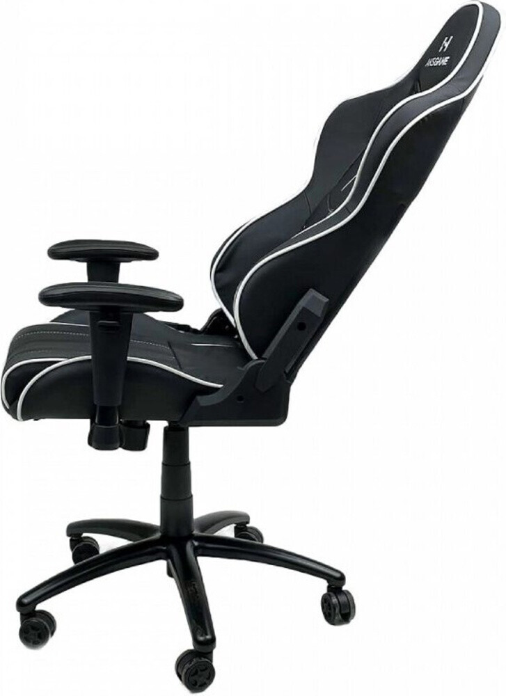 Кресло геймерское AKSHOME Spiderman Eco черный/белый (80352) - Фото 2