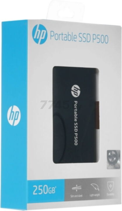 Внешний SSD диск HP P500 250GB Black (7NL52AA) - Фото 5