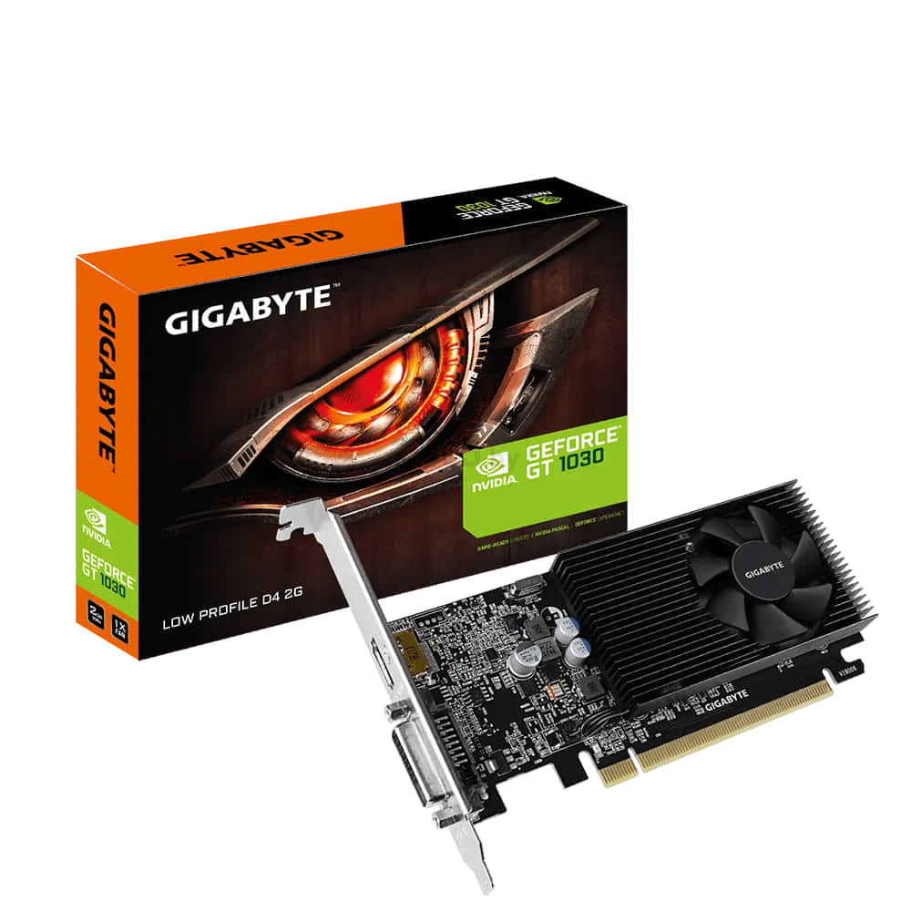 Видеокарта GIGABYTE Nvidia GeForce GT 1030 Low Profile 2Gb DDR4 (GV-N1030D4-2GL) - Фото 4