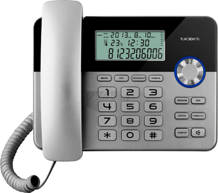 Телефон домашний проводной TEXET ТХ-259