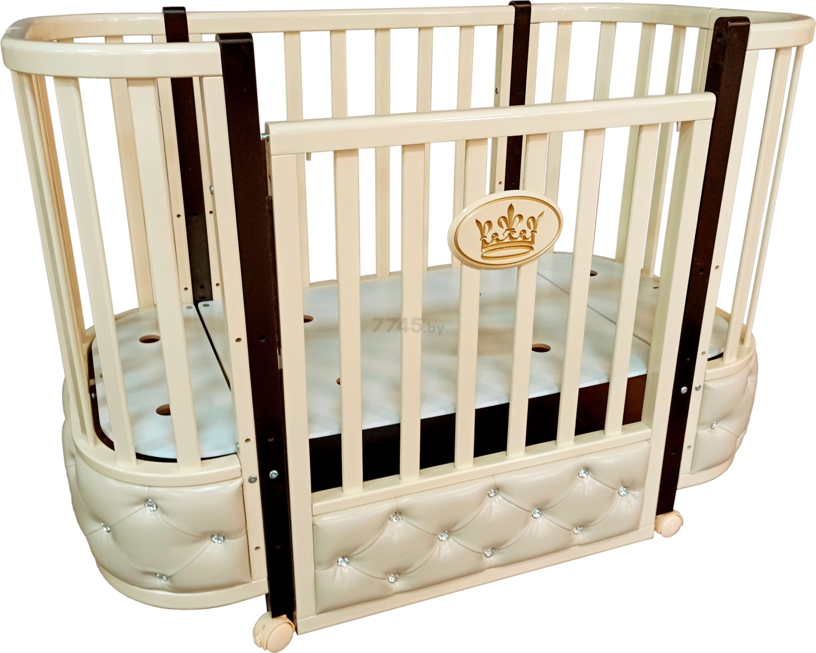 Кроватка детская RAY Milania Premium 1 слоновая кость - Фото 2