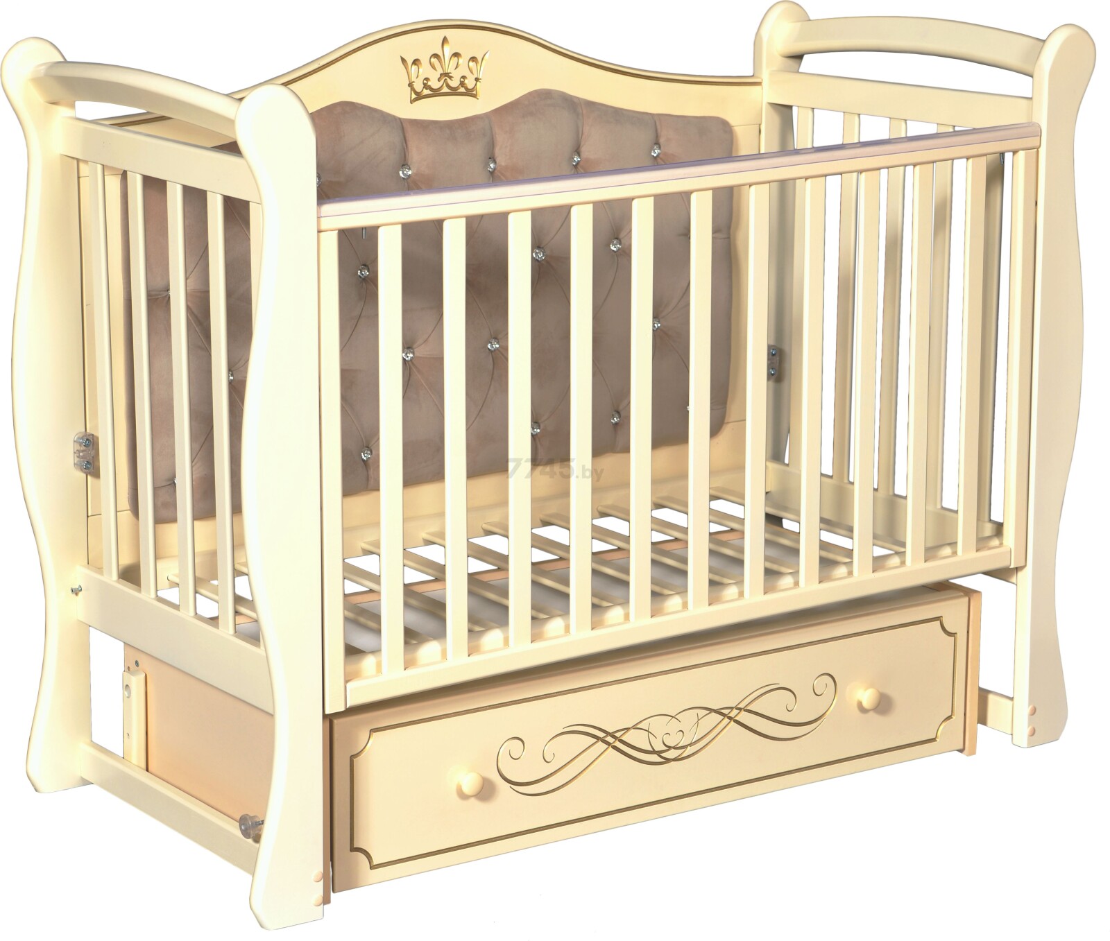 Кроватка детская RAY Elizabeth Premium 1 слоновая кость