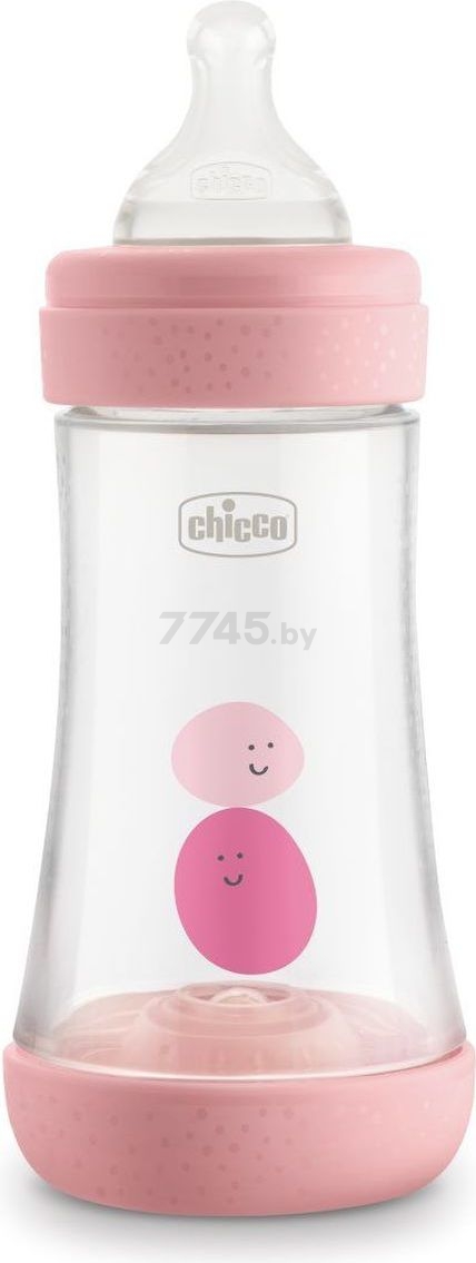 Бутылочка для кормления CHICCO Perfect5 Girl от 2 мес 240 мл (00020223100040)
