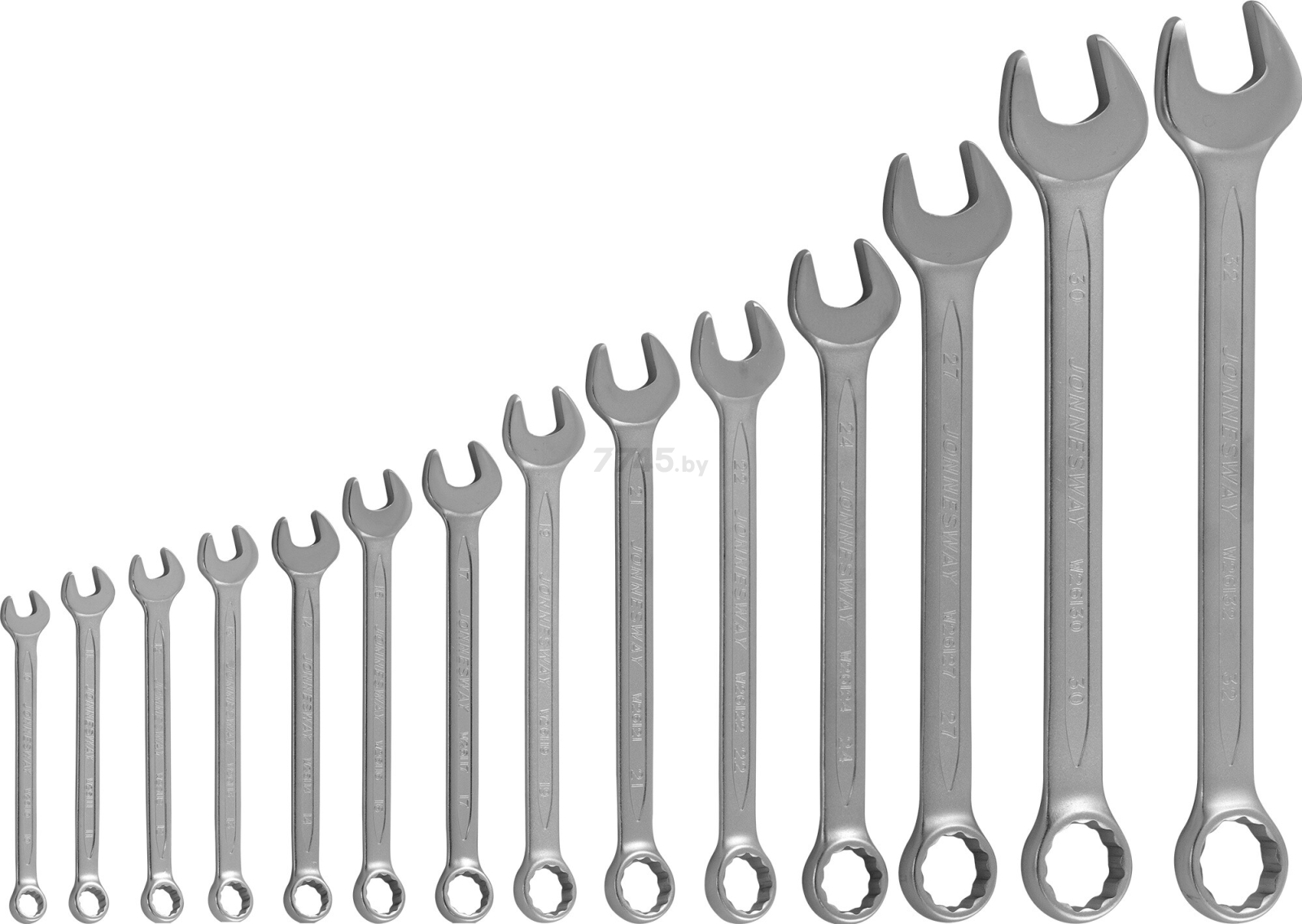 Набор ключей комбинированных 10-32 мм 14 предметов JONNESWAY (W26114S) - Фото 2