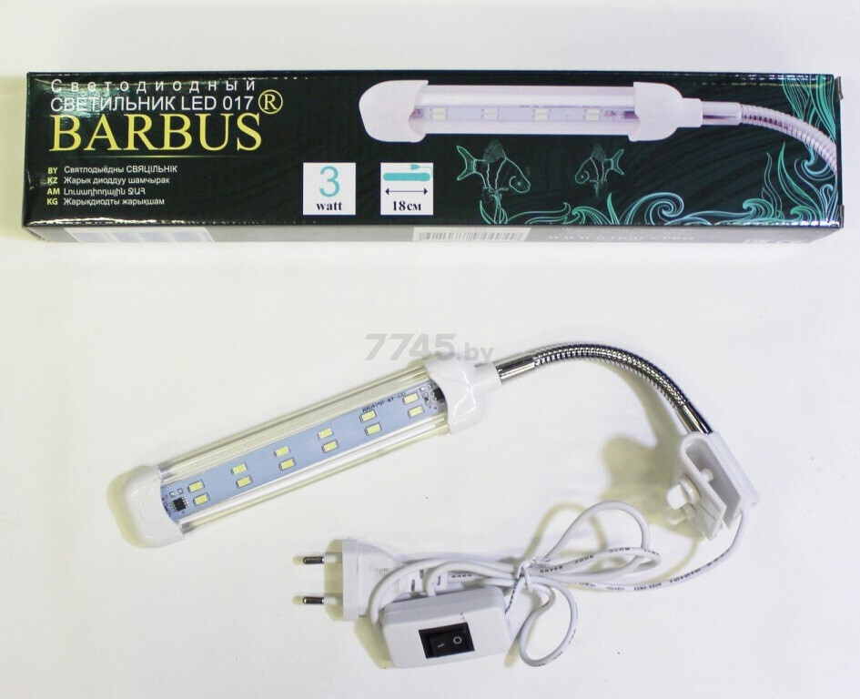 Светильник для аквариума BARBUS 3 Вт (LED 017) - Фото 2
