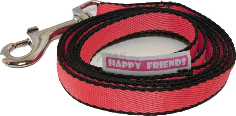 Поводок для собак HAPPY FRIENDS 10 мм 2 м красный (stm 052P)
