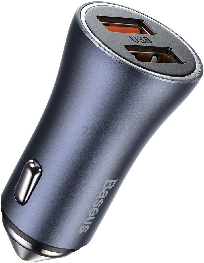 Автомобильное зарядное устройство BASEUS TZCCJD-A0G с кабелем USB-C Dark Grey - Фото 7
