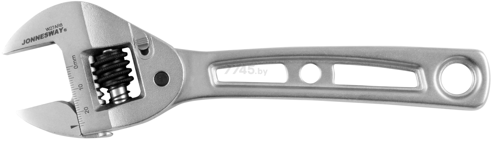 Ключ разводной 200 мм трещоточный JONNESWAY (W27AR8) - Фото 2