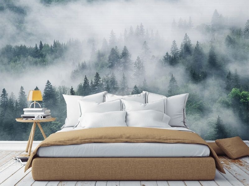 Фотообои флизелиновые CITYDECOR Лес в тумане 400х254 см - Фото 2