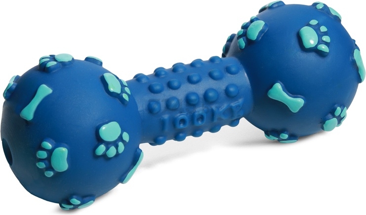 Игрушка для собак TRIOL Гантель с лапками и косточками 14 см (12101047) - Фото 4