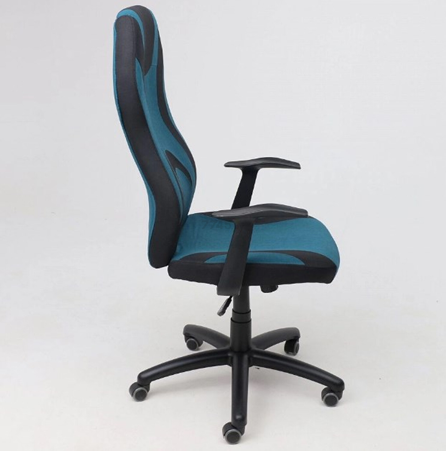 Кресло геймерское AKSHOME Zodiac ткань синий/черный (83749) - Фото 3