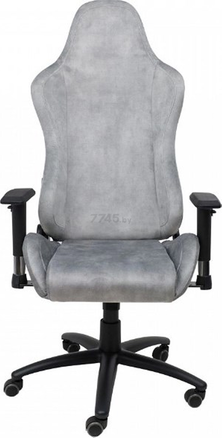 Кресло геймерское AKSHOME Titan ретро-велюр серый (83801) - Фото 3