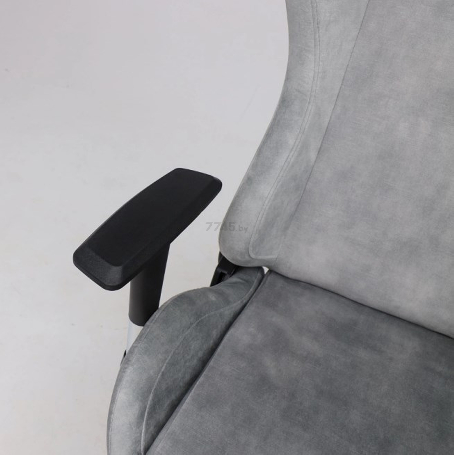Кресло геймерское AKSHOME Titan ретро-велюр серый (83801) - Фото 15