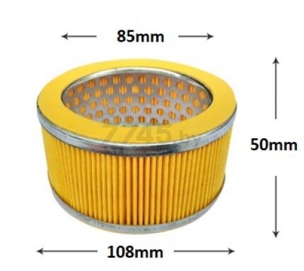 Фильтр воздушный бумажный элемент для компрессорной головы HDC HD-A203 (HD-A203-33)