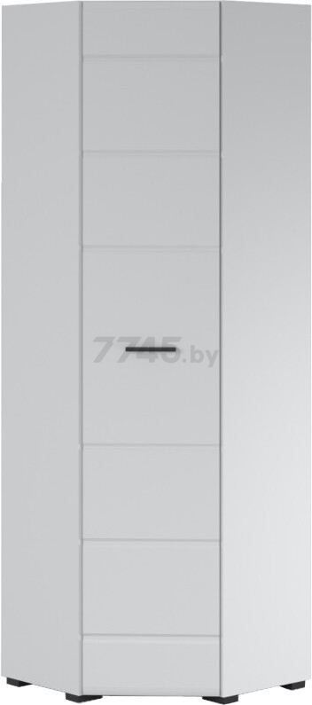 Шкаф ИМПЕРИАЛ Йорк угловой белый жемчуг/белый глянец 62х62х205 см