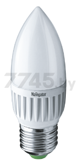 Лампа светодиодная E27 NAVIGATOR C37 8 Вт 4000K NLLB (82 514)