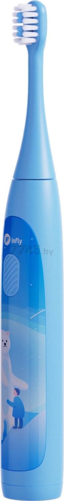 Зубная щетка электрическая детская INFLY Kids Electric Toothbrush T04B Blue (T20040BIN) - Фото 2