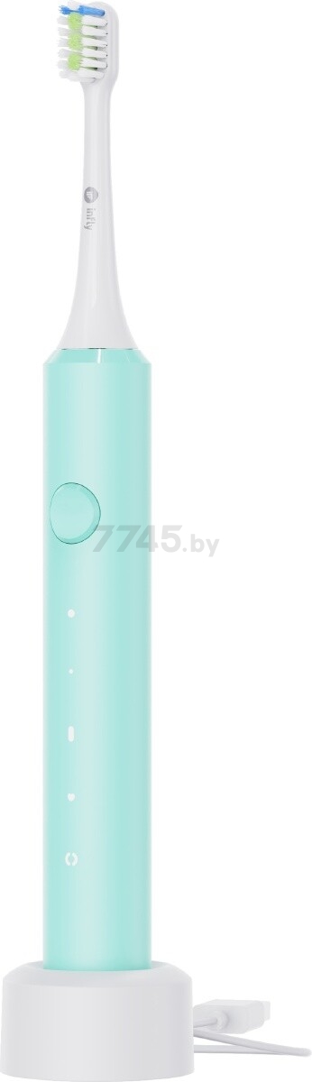 Зубная щетка электрическая INFLY Electric Toothbrush T03S Green в дорожном футляре (6973106050610)