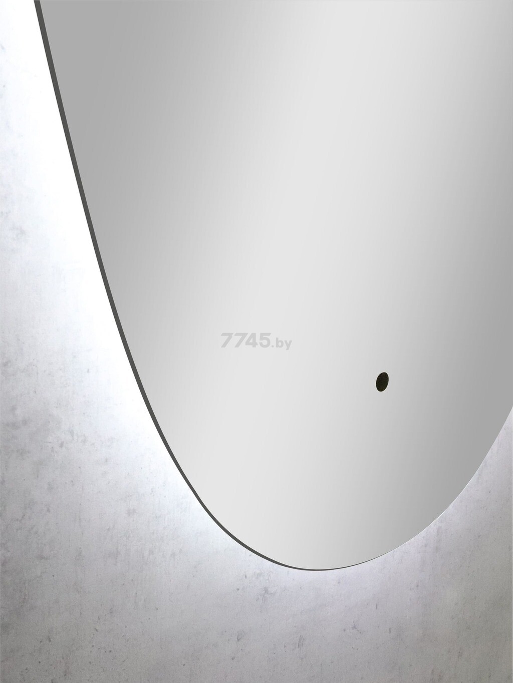 Зеркало для ванной с подсветкой КОНТИНЕНТ Voyage LED 700х1000 ореольная теплая подсветка (ЗЛП1201) - Фото 4