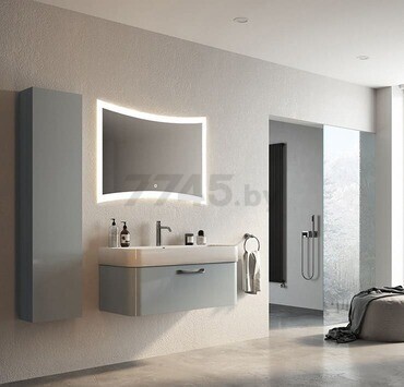 Зеркало для ванной с подсветкой КОНТИНЕНТ Silence LED 1200х780 (ЗЛП489) - Фото 3