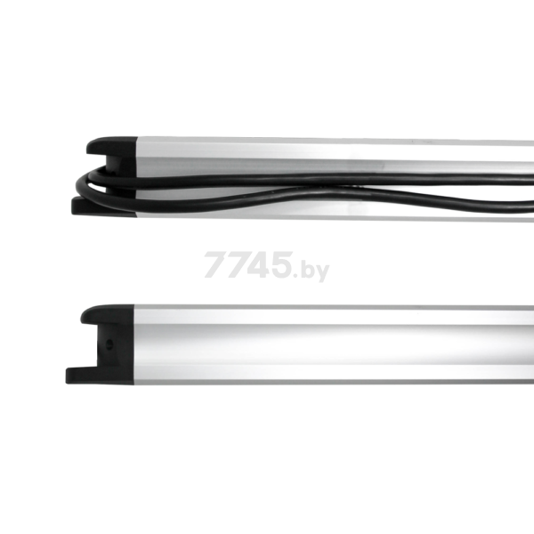 Удлинитель 2 м 9 розеток 3 USB с выключателем и заземлением ELECTRALINE черный/серый (62562) - Фото 3