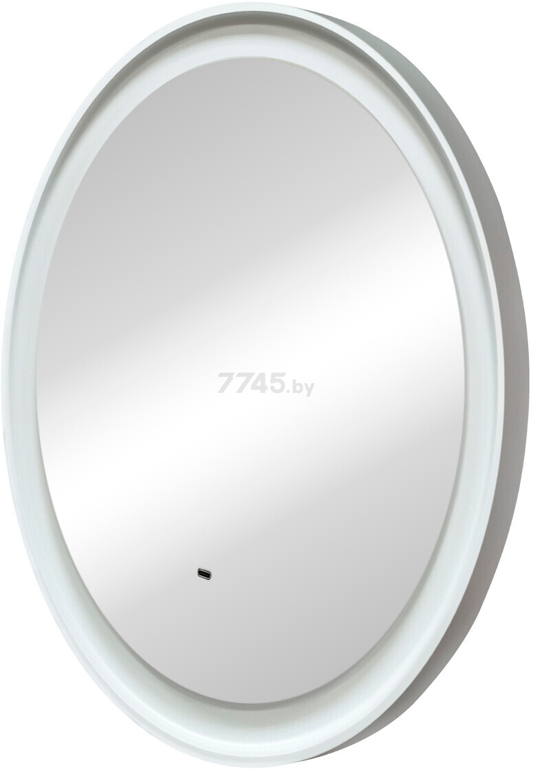 Зеркало для ванной с подсветкой КОНТИНЕНТ Planet White LED D600 ореольная теплая подсветка (ЗЛП1269) - Фото 3